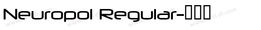 Neuropol Regular字体转换